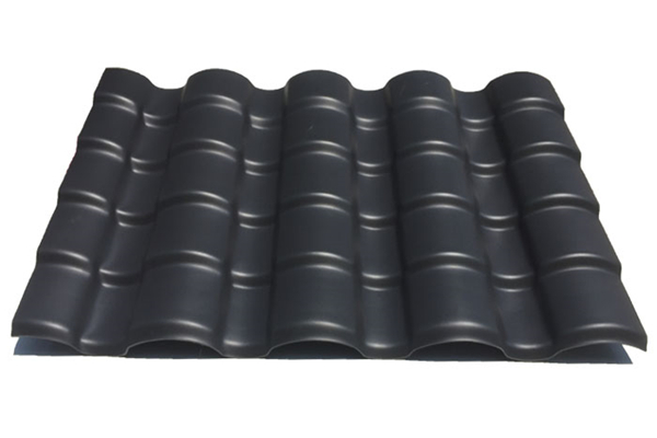 ASA Synthetic Resin Antique Grey Roof Tile
